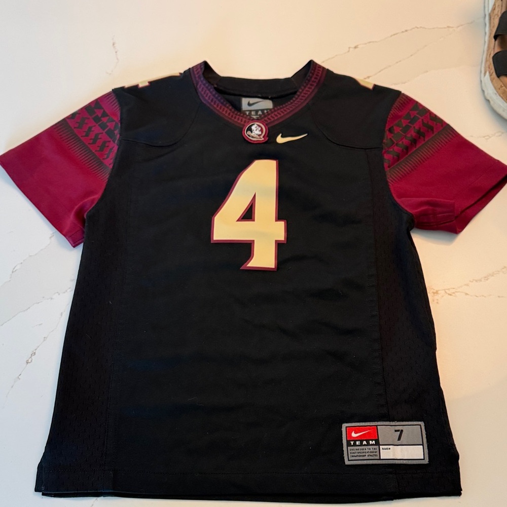 Nike Kids Florida State University, Seminoles Black and Maroon Jersey